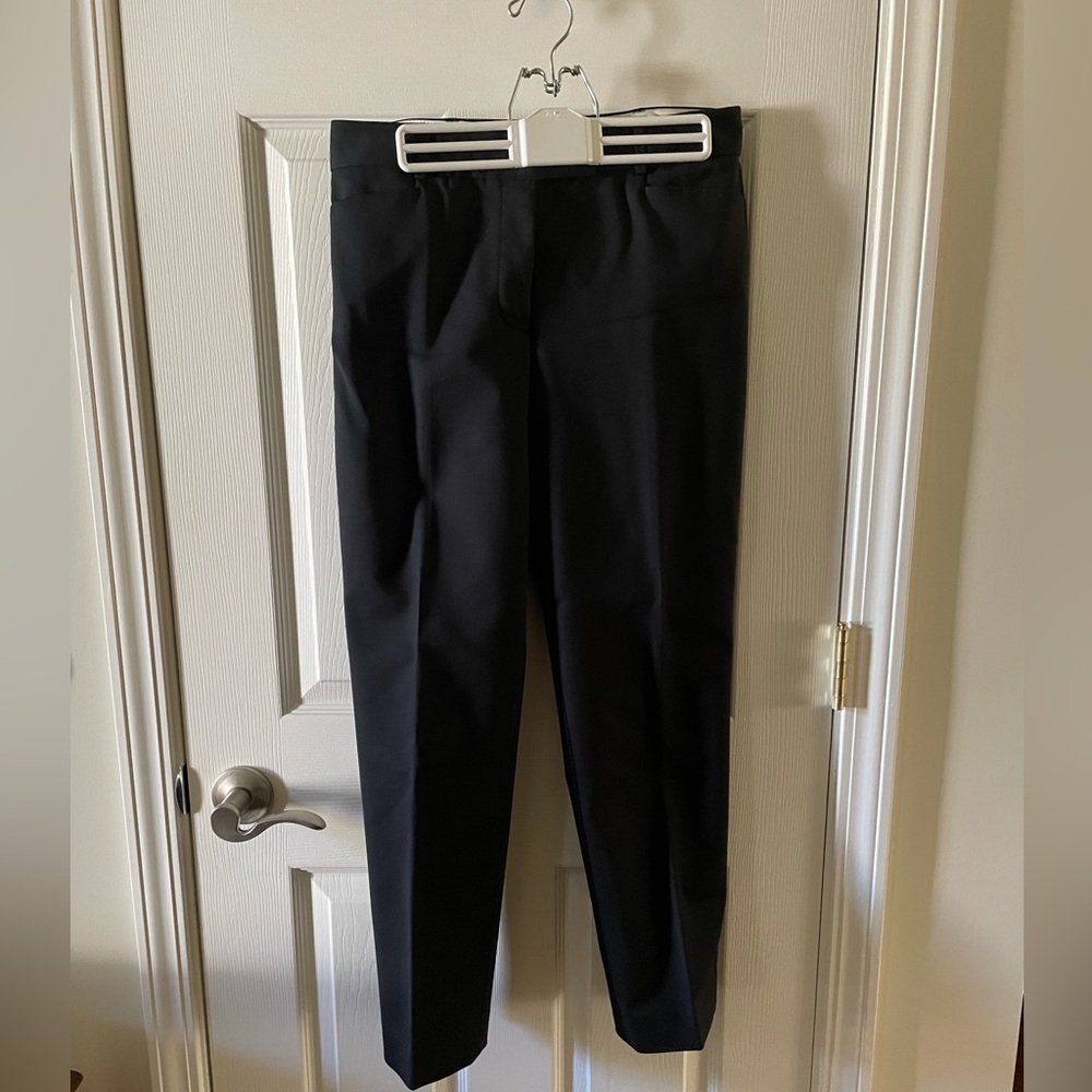 Black petite pant front zip waist 32”